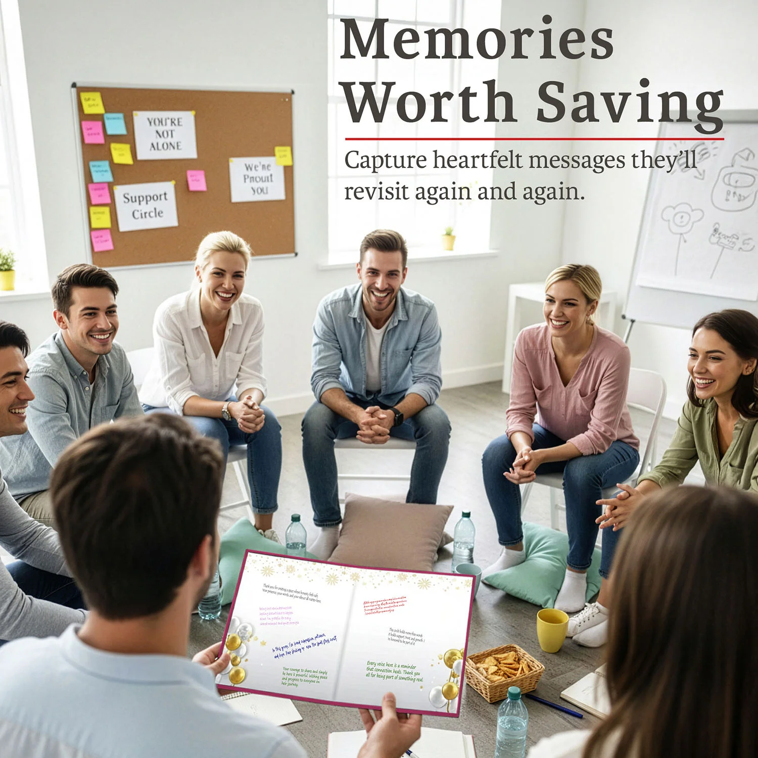 Personalized Multipurpose Guest Book - Cheers to New Beginnings (PINK)